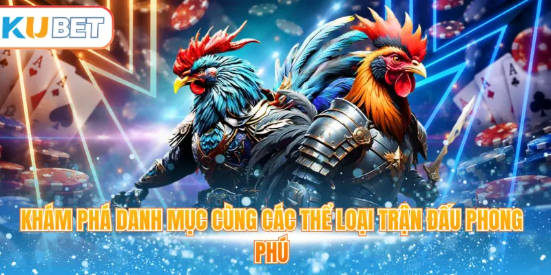 Khám phá danh mục cùng các thể loại trận đấu phong phú